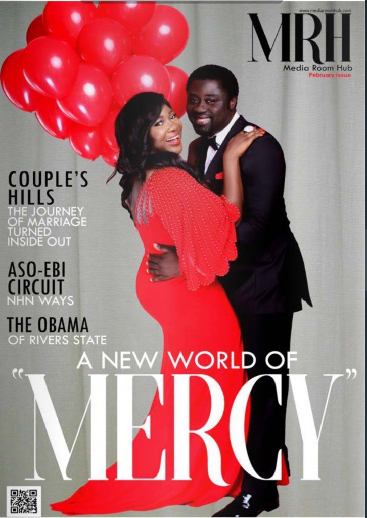 TOP FEMALE JOURNALIST AZUKA OGUJIUBA LAUNCHES MEDIA ROOM HUB,  FEATURE MERCY JOHNSON & HUBBY ON DEBUT COVER