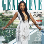 DAKORE AKANDE COVERS GENEVIEVE MAGAZINE’S MAY 2017 ISSUE