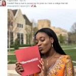 HIGH SCHOOL SENIOR WHO  COULDN’T FIND A DATE TOOK HER COLLEGE ACCEPTANCE LETTER TO PROM AS HER DATE