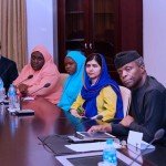GIRLS’ EDUCATION ACTIVIST, MALALA YOUSAFZAI, PAYS A VISIT TO THE ACTING PRESIDENT, YEMI OSINBAJO