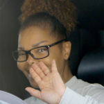 ALL SMILES AS JANET JACKSON STEPS OUT