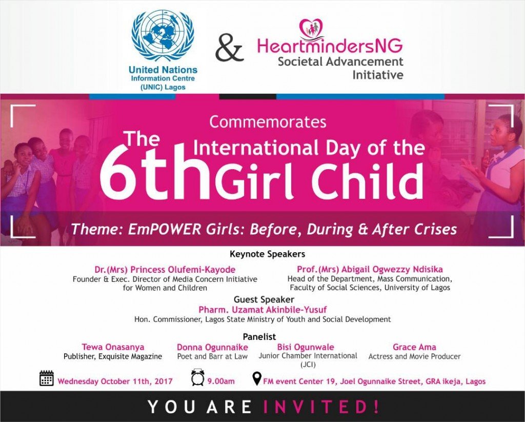 HEARTMINDERS DAY OF THE GIRL 2017 
