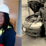 PROFILE| MEET SANDRA AGUEBOR, THE FIRST FEMALE MECHANIC IN NIGERIA