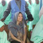 HOLLYWOOD ACTRESS, SIENNA MILLER, VISITS IDP CAMP IN MAIDUGURI