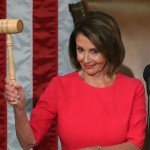 DEMOCRAT NANCY PELOSI BECOMES THE FIRST WOMAN TO BE ELECTED AS THE SPEAKER OF THE US HOUSE