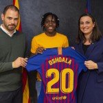 ASISAT OSHOALA SIGNED TO BARCELONA FC FEMALE TEAM