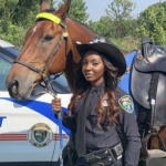 LOUISIANA WOMAN BECOMES POLICE DEPARTMENT’S FIRST BLACK FEMALE MOUNTED PATROL OFFICER