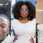 OPRAH WINFREY REPLACES CRACKED PHONE OF A NIGERIAN BOY WITH AN iPHONE 11