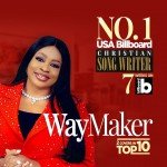 Gospel artiste Sinach, becomes first black person, and first african to rank no 1 on USA billboard chart