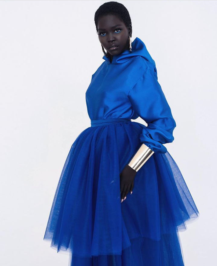 For Her Beautiful Dark Skin Tone, South Sudanese Model, Nyakim Gatwech ...