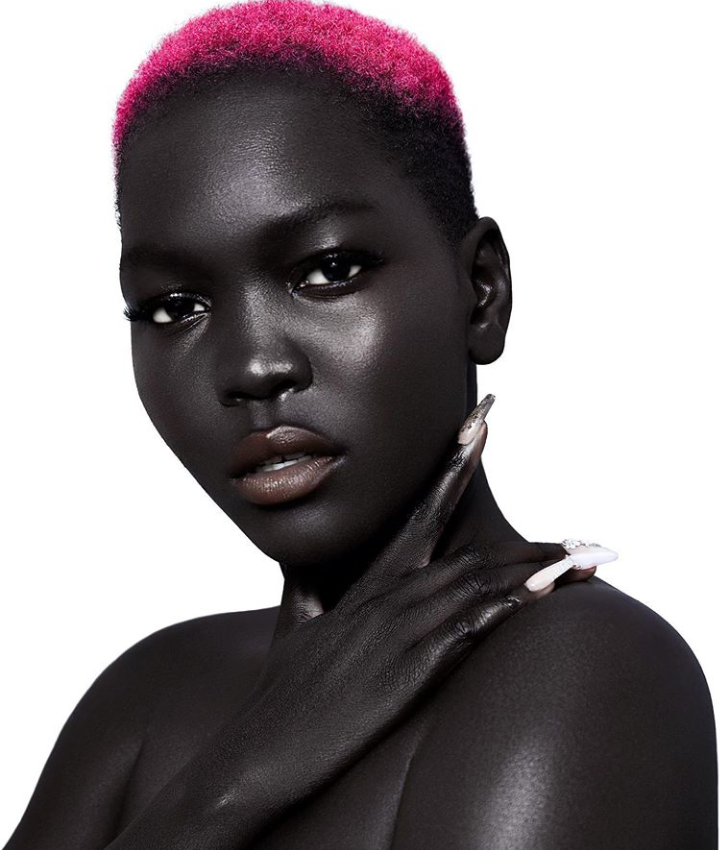 Nyakim Gatwech South Sudanese Model Name The Queen Of The Dark ...