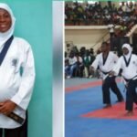 8 Months Pregnant Aminat Idrees Wins Taekwondo Gold Medal