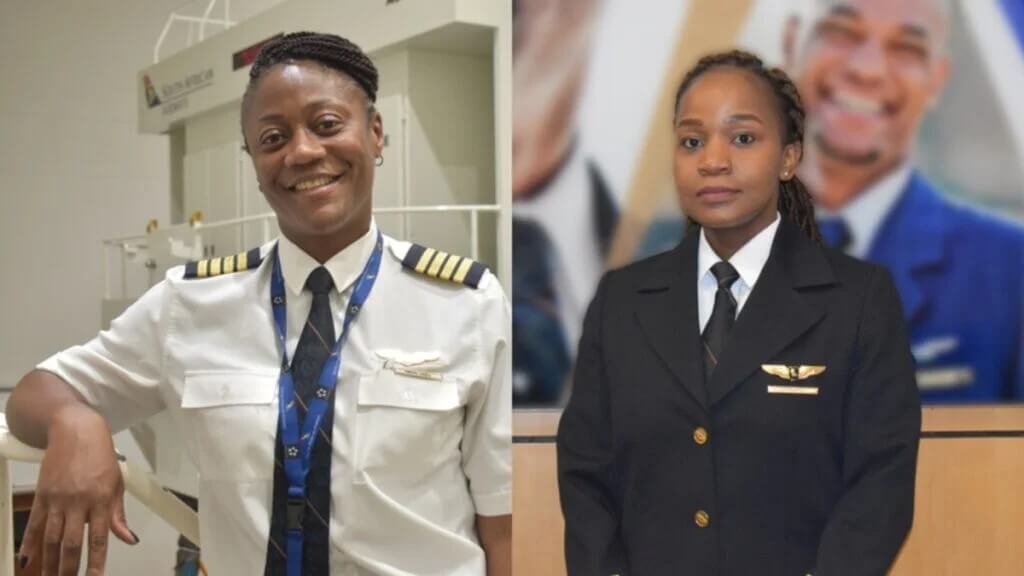 Two Black Female South Africa Pilots