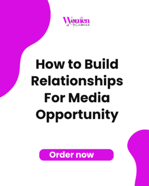 Free Course - How to Build Relationships for Media Oppurtunity
