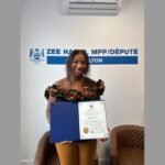Jasmine Uboma, Founder Beyond Math Receives Ontario Provincial Scroll