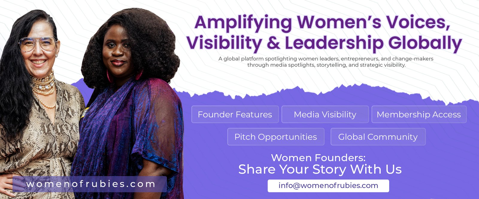 Get Featured on Women of Rubies