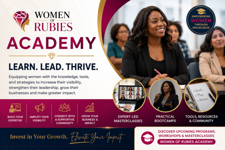The Women of Rubies Academy where knowledge meets learning