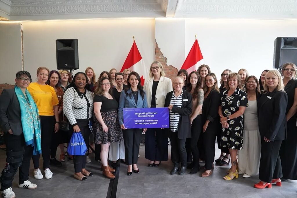 Minister Rechie Valdez discusses federal investments supporting women-owned businesses in Canada