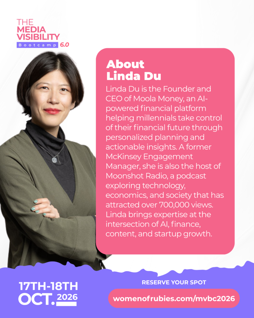 Linda Du speaker at Media Visibility Bootcamp 6.0