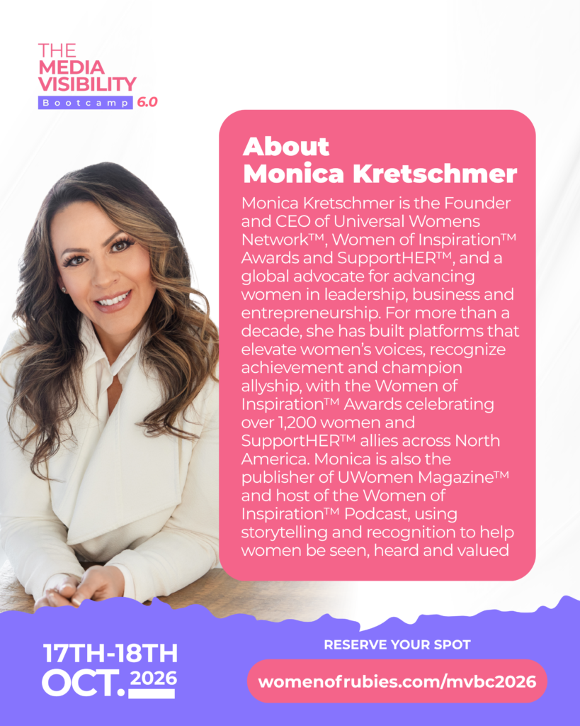 Monica Kretschmer speaker at Media Visibility Bootcamp 6.0