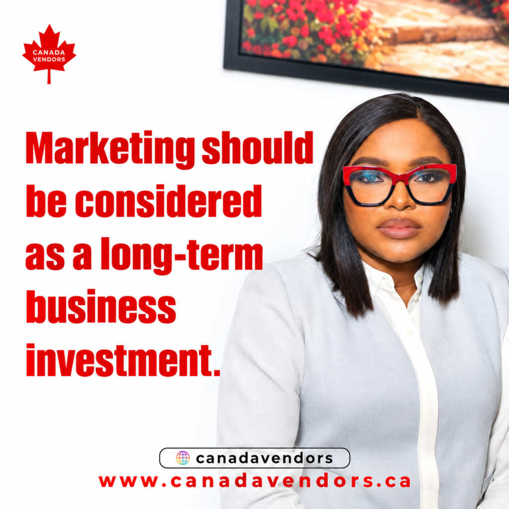 Maryam Muritala quote describing marketing as a long-term business investment