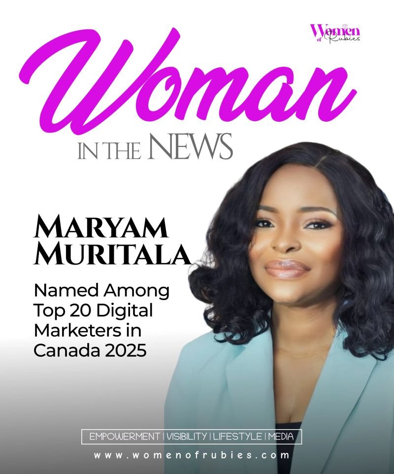 Maryam Muritala named among the Top 20 Digital Marketers in Canada in 2025